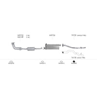 Unbranded Exhaust System for Ford Econovan (01/1984 - 05/1997)