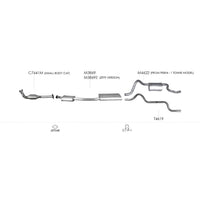 Unbranded Exhaust System for Ford Falcon (03/1993 - 03/1996)