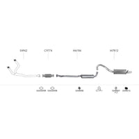 Unbranded Exhaust System for Holden Commodore (08/1993 - 04/1995)