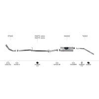 Unbranded Exhaust System for Holden Rodeo (02/1988 - 06/1998)