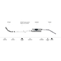 Unbranded Exhaust System for Holden Rodeo (02/1988 - 06/1998)