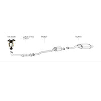 Unbranded Exhaust System for Honda Civic (11/2000 - 02/2006)