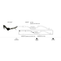 Unbranded Exhaust System for Mazda 3 (10/2003 - 04/2009)