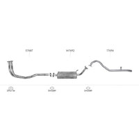 Unbranded Exhaust System for Nissan Patrol (02/1992 - 12/1997)