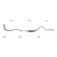 Unbranded Exhaust System for Nissan Patrol (02/1992 - 12/1997)