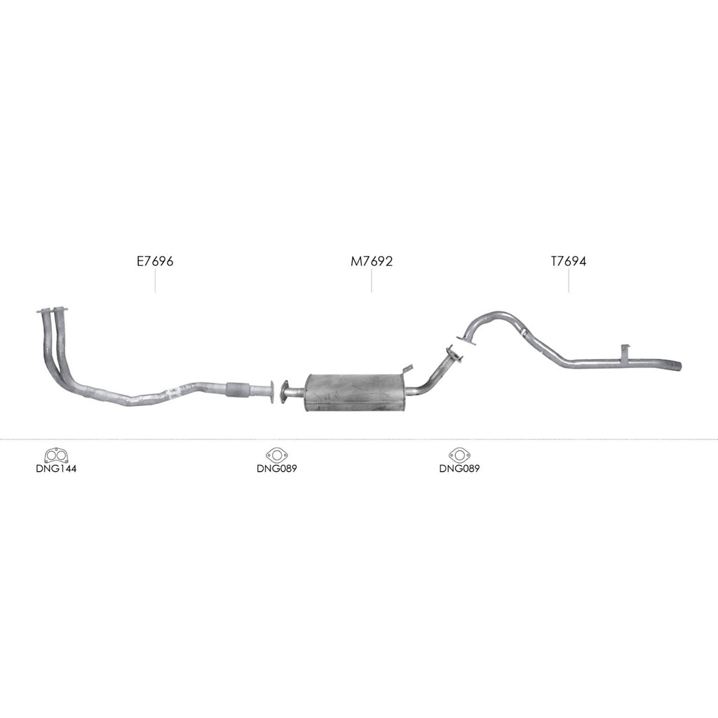 Unbranded Exhaust System for Nissan Patrol (01/1988 - 09/2000)