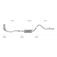 Unbranded Exhaust System for Nissan Patrol (01/1988 - 09/2000)
