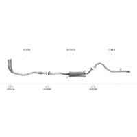 Unbranded Exhaust System for Nissan Patrol (10/1987 - 12/1997)