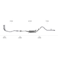 Unbranded Exhaust System for Nissan Patrol (10/1987 - 12/1997)
