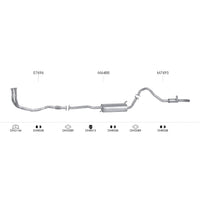 Unbranded Exhaust System for Nissan Patrol (01/1988 - 09/2000)