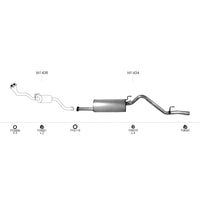 Unbranded Exhaust System for Toyota Hilux (01/1998 - 04/2005)