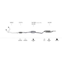 Unbranded Exhaust System for Toyota Lexcen (08/1993 - 10/1995)