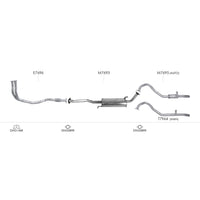 Unbranded Exhaust System for Ford Maverick (02/1988 - 03/1994)