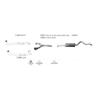 Unbranded Exhaust System for Holden Rodeo (02/2003 - 12/2005)
