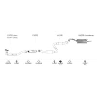Unbranded Exhaust System for Hyundai Sonata (03/1989 - 02/1992)