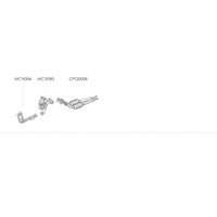 Unbranded Exhaust System for Peugeot 406 (01/2000 - 09/2009), 607 (01/2000 - 09/2009), Citroen C5 (01/2000 - 09/2009)