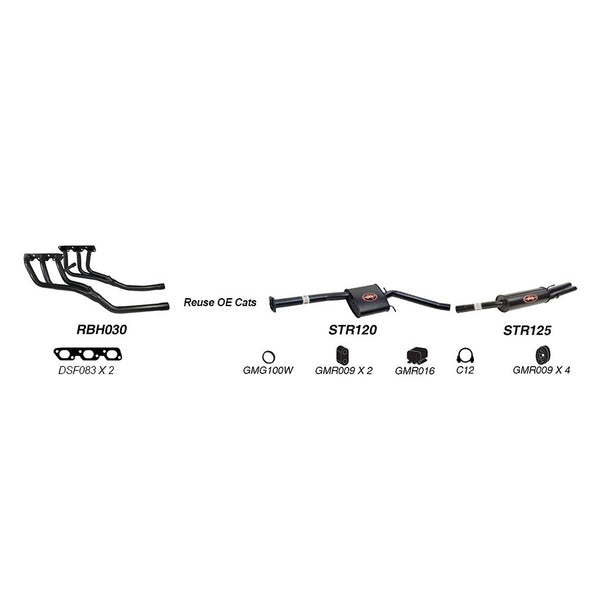 Redback Performance Exhaust System for Holden Commodore (08/1997 - 08/2004), Calais (08/1997 - 08/2004), HSV XU6 (08/1997 - 08/2004)