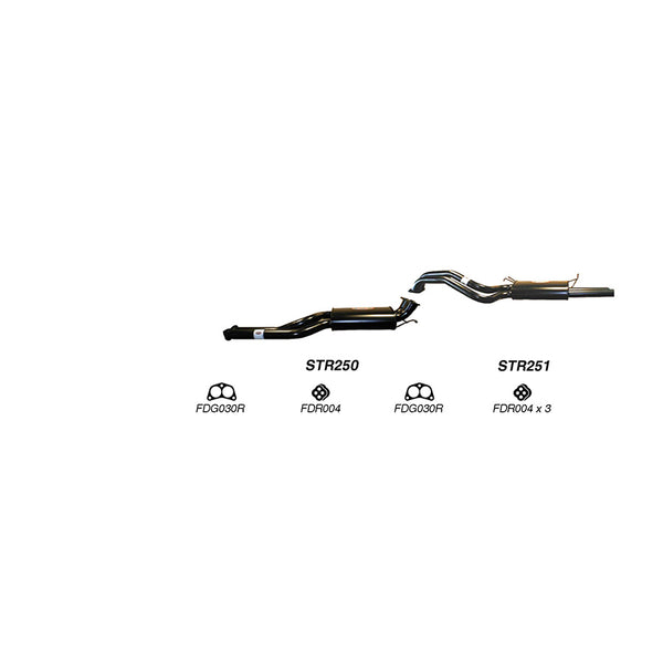 Redback Performance Exhaust System for Ford Falcon (09/2002 - 09/2005)