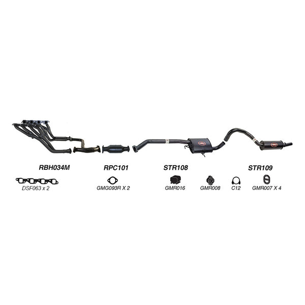 Redback Performance Exhaust System for Holden Commodore (04/1995 - 12/2000)