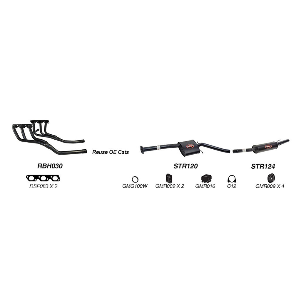 Redback Performance Exhaust System for Holden Caprice (09/1997 - 08/2004), Statesman (09/1997 - 08/2004), Commodore (09/1997 - 08/2004), Calais (09/1997 - 08/2004), HSV XU6 (09/1997 - 08/2004), Holden Commodore (09/1997 - 08/2004), Calais (09/1997 -...