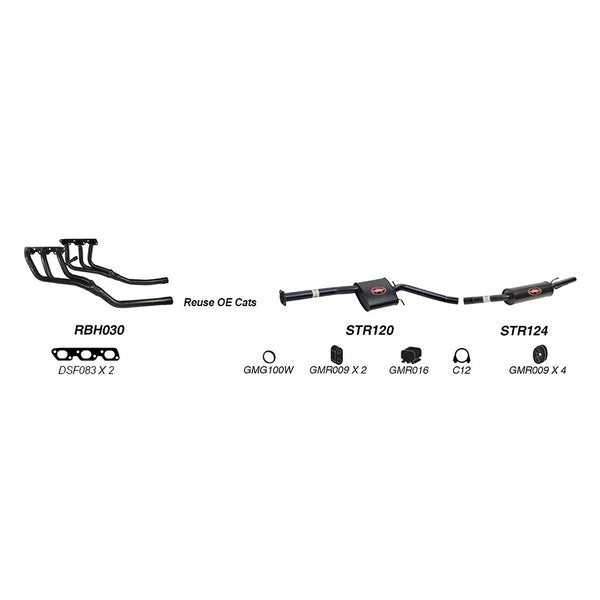 Redback Performance Exhaust System for Holden Caprice (09/1997 - 08/2004), Statesman (09/1997 - 08/2004), Commodore (09/1997 - 08/2004), Calais (09/1997 - 08/2004), HSV XU6 (09/1997 - 08/2004), Holden Commodore (09/1997 - 08/2004), Calais (09/1997 -...