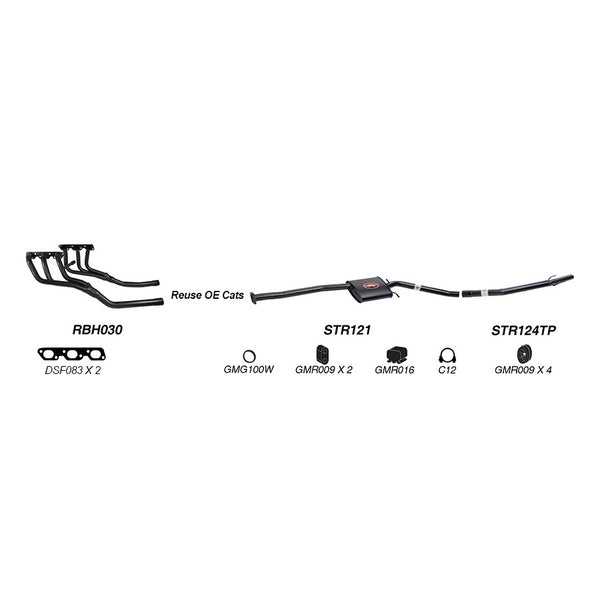 Redback Performance Exhaust System for Holden Caprice (09/1997 - 08/2004), Statesman (09/1997 - 08/2004), Commodore (09/1997 - 08/2004), Calais (09/1997 - 08/2004), HSV XU6 (09/1997 - 08/2004), Holden Caprice (09/1997 - 08/2004), Statesman (09/1997 -...