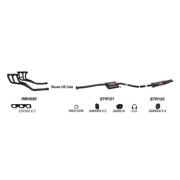 Redback Performance Exhaust System for Holden Statesman (06/1999 - 2004), Caprice (06/1999 - 2004)