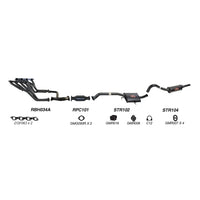 Redback Performance Exhaust System for Holden Calais (08/1988 - 09/1997), Commodore (08/1988 - 09/1997), Holden Commodore (08/1988 - 10/1991)