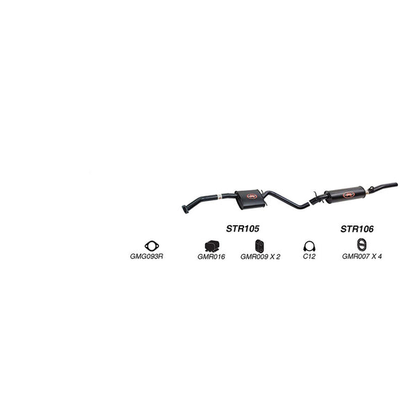 Redback Performance Exhaust System for Holden Caprice (04/1990 - 06/1999), Commodore (04/1990 - 06/1999), Statesman (04/1990 - 06/1999), Calais (04/1990 - 06/1999)