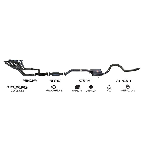 Redback Performance Exhaust System for Holden Commodore (01/1988 - 04/1995)