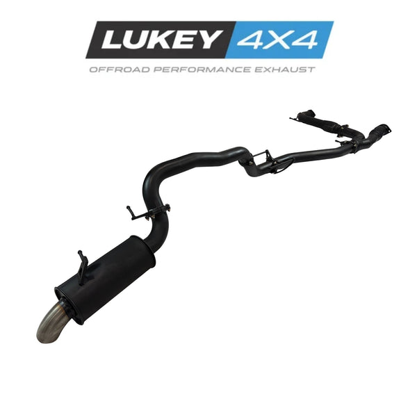 Lukey 4x4 3" Exhaust for Nissan Y62 Patrol V8 Series 1 - 5 with Rear Muffler