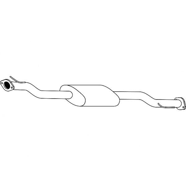 Unbranded Standard Replacement Exhaust for Nissan X-TRAIL (10/2007 - 02/2014)