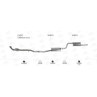 Unbranded Exhaust System for Ford Falcon (02/2008 - 12/2014)