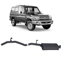Redback Performance Exhaust System for Toyota Landcruiser 75/78 Series 4.2L 1HZ