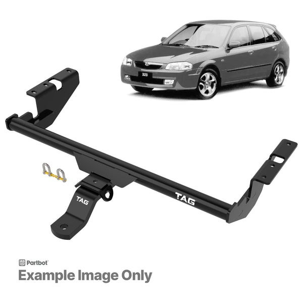 TAG Towbar Standard Duty for Laser Sedan KF - KL (10/1991 - 12/1998), Mazda 323, Astina, Protege (08/1989 - 08/1998)