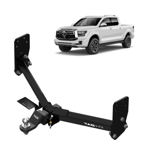 TAG Heavy Duty Towbar For GWM Cannon Alpha Styleside Ute Diesel and HEV (04/2024 - On)