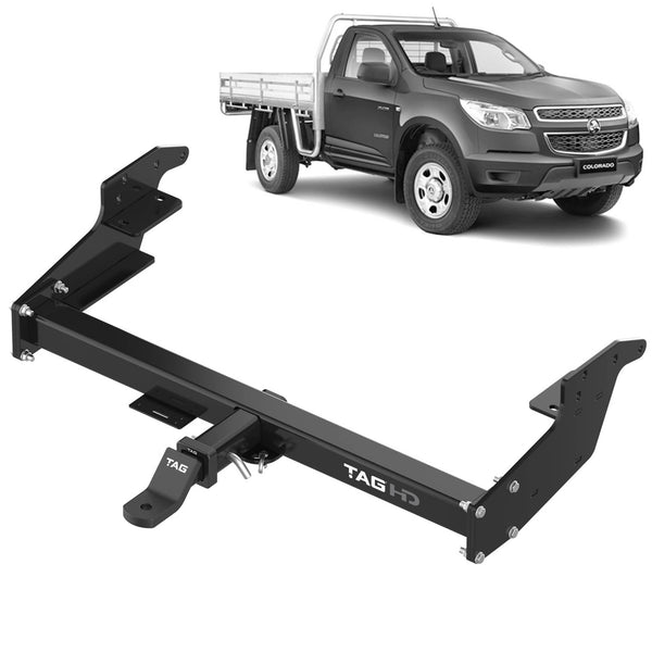 TAG Extended Heavy Duty Towbar and Direct Fit Wiring Harness for Holden Colorado RG Series Cab Chassis (01/2012 - 07/2020) Extended Tray