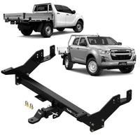 TAG Towbar & Direct Fit Wiring For Mazda BT-50 & Isuzu D-MAX (07/2020 - on) - Extended Cab Chassis With Step