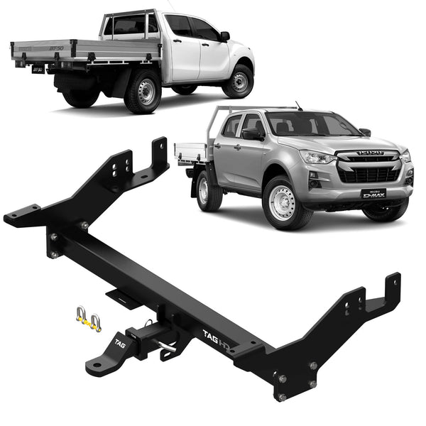 TAG Towbar & Direct Fit Wiring For Mazda BT-50 & Isuzu D-MAX (07/2020 - on) - Extended Cab Chassis With Step