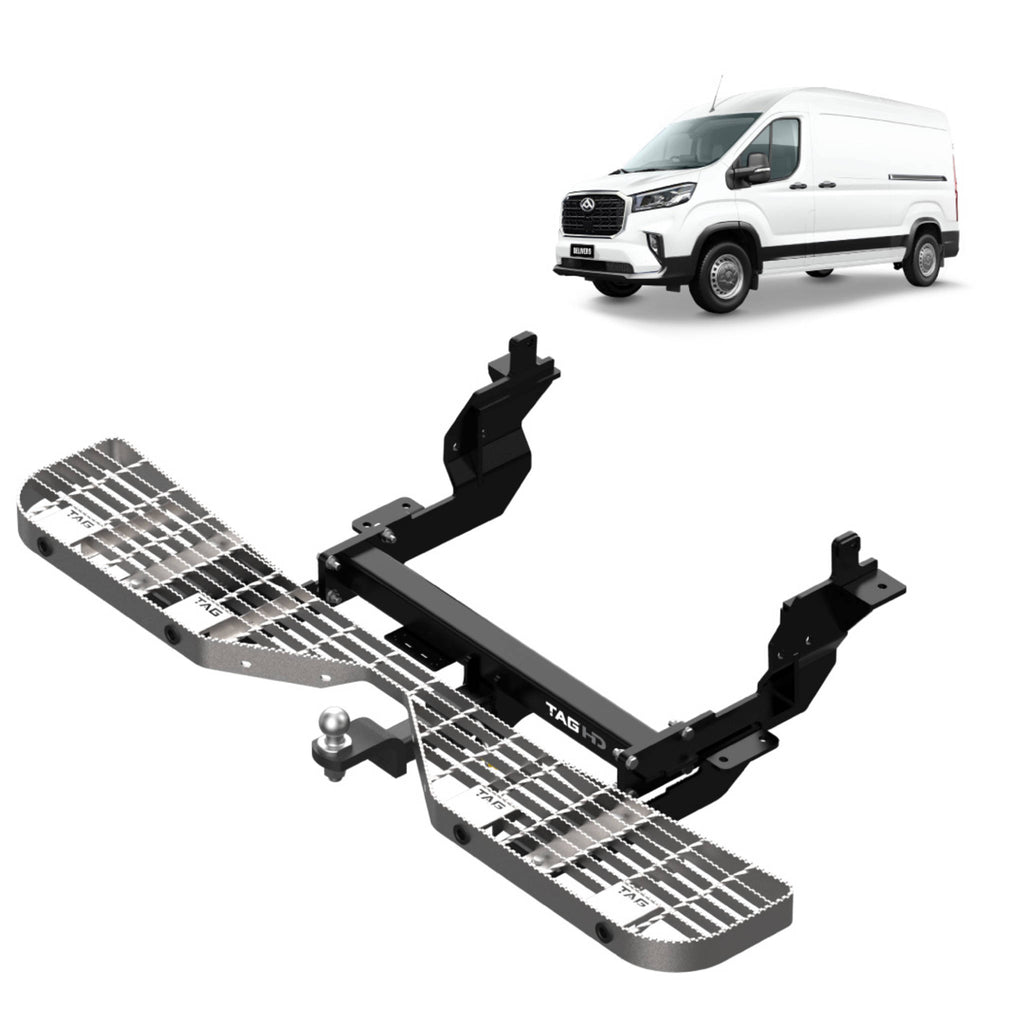 TAG Rear Step & Towbar for LDV Deliver 9 Van LWB models (07/2020 - on)