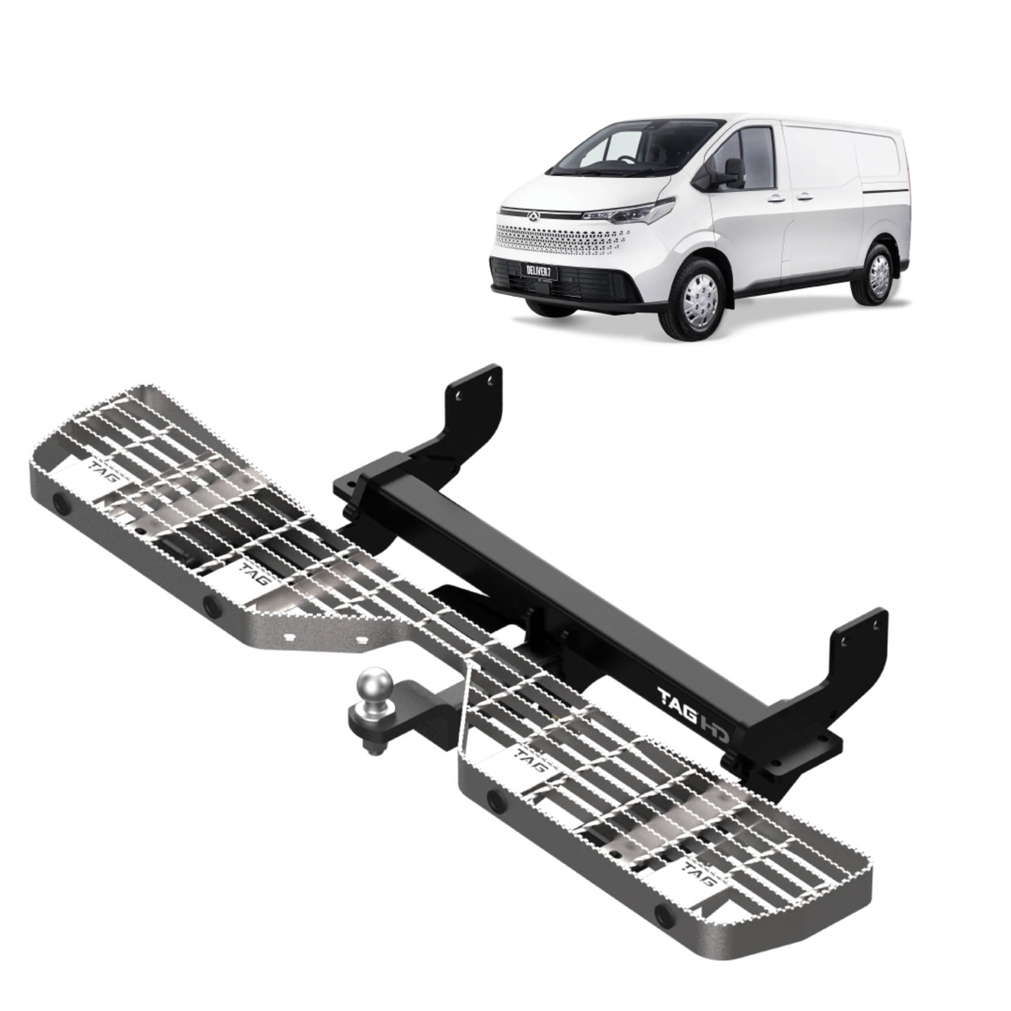 TAG Rear Step & Towbar Kit for LDV Deliver 7 Van (08/2024 - on)