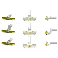 TAG Heavy Duty Serrated Hitch Step - Universal Towbar Ballmount Attachment