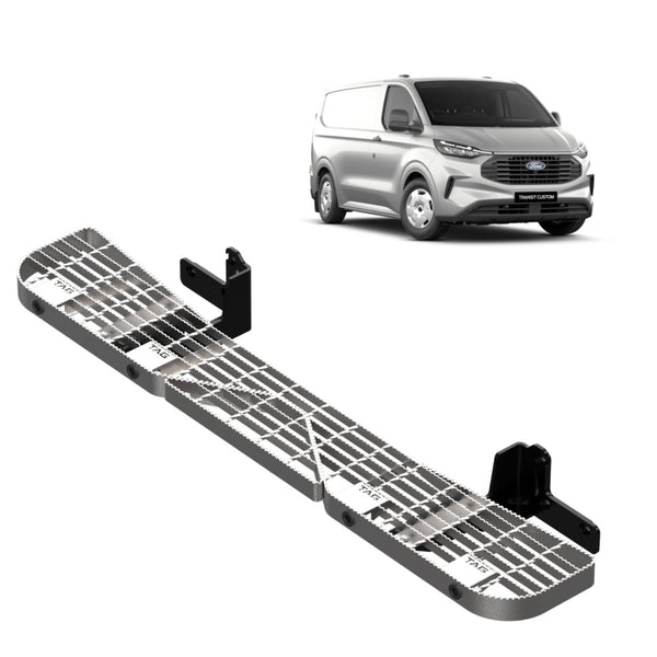 TAG Galvanised Rear Step for Ford Transit Custom (07/2023 - on), Tourneo (05/2024 - on), Volkswagen Transporter (07/2024 - on)