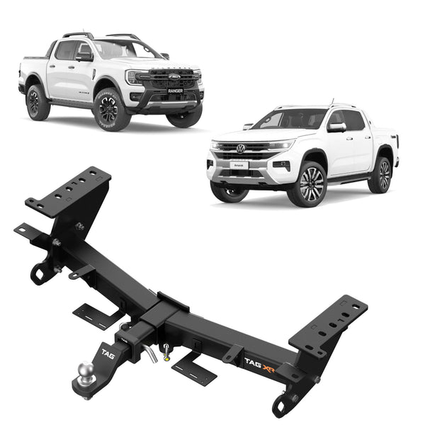 TAG Extreme Recovery Towbar and Direct Fit Wiring Harness for Ford Ranger (06/2022 - 12/2024), Volkswagen Amarok (12/2022 - on) - Styleside Models