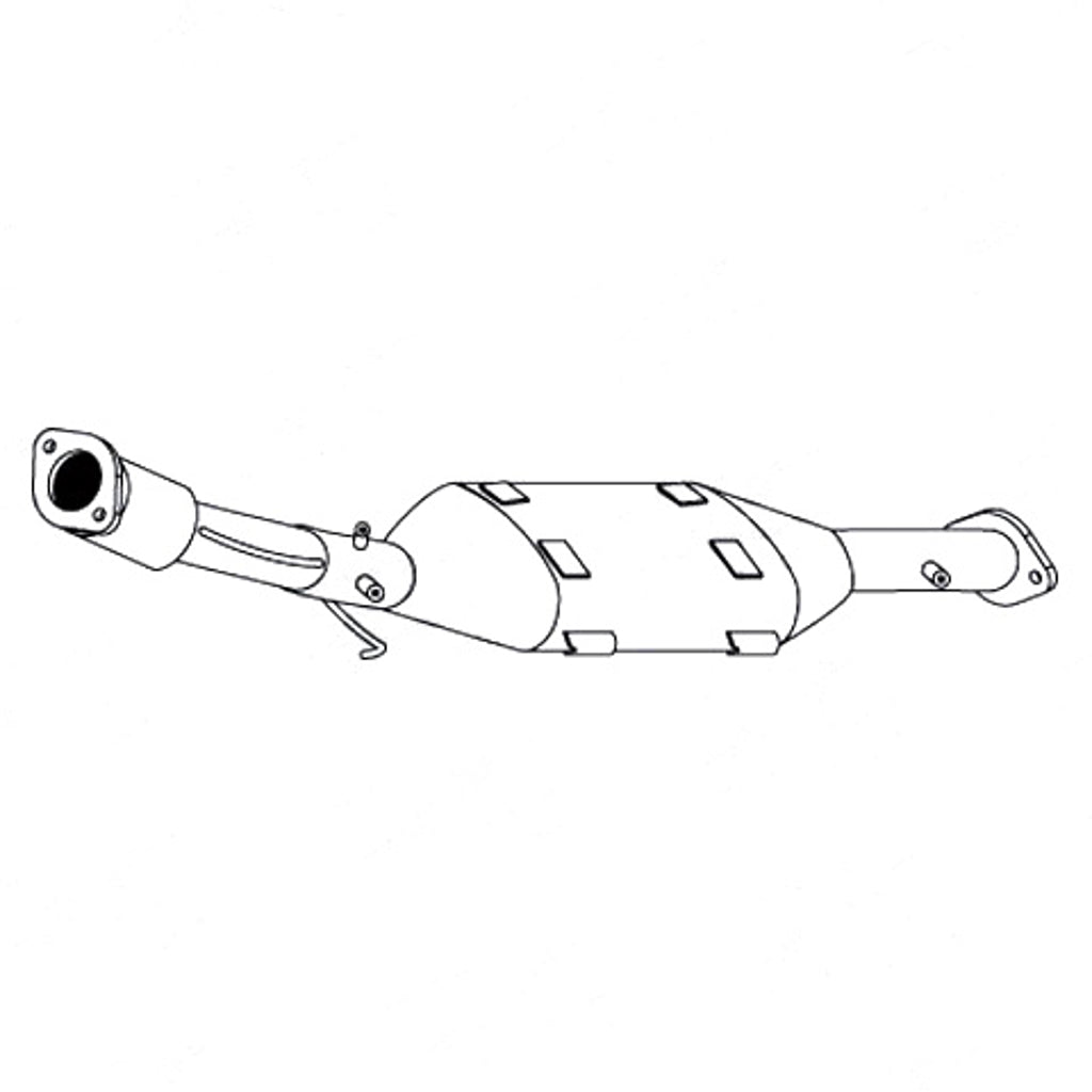 Redback Underfloor Catalytic Converter for Nissan X-TRAIL (10/2001 - 09/2007)