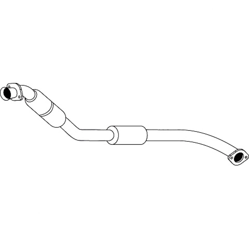 Redback Cat Converter Underfloor for Holden Calais VZ, Commodore VZ (2004 - 2006) RHS