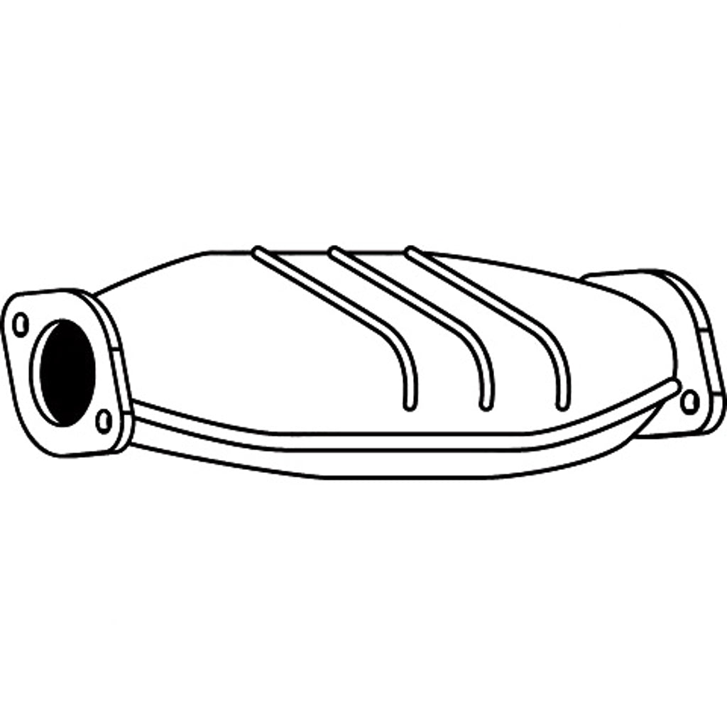 Redback Underfloor Catalytic Converter for Mitsubishi Pajero (05/1991 - 07/1997)