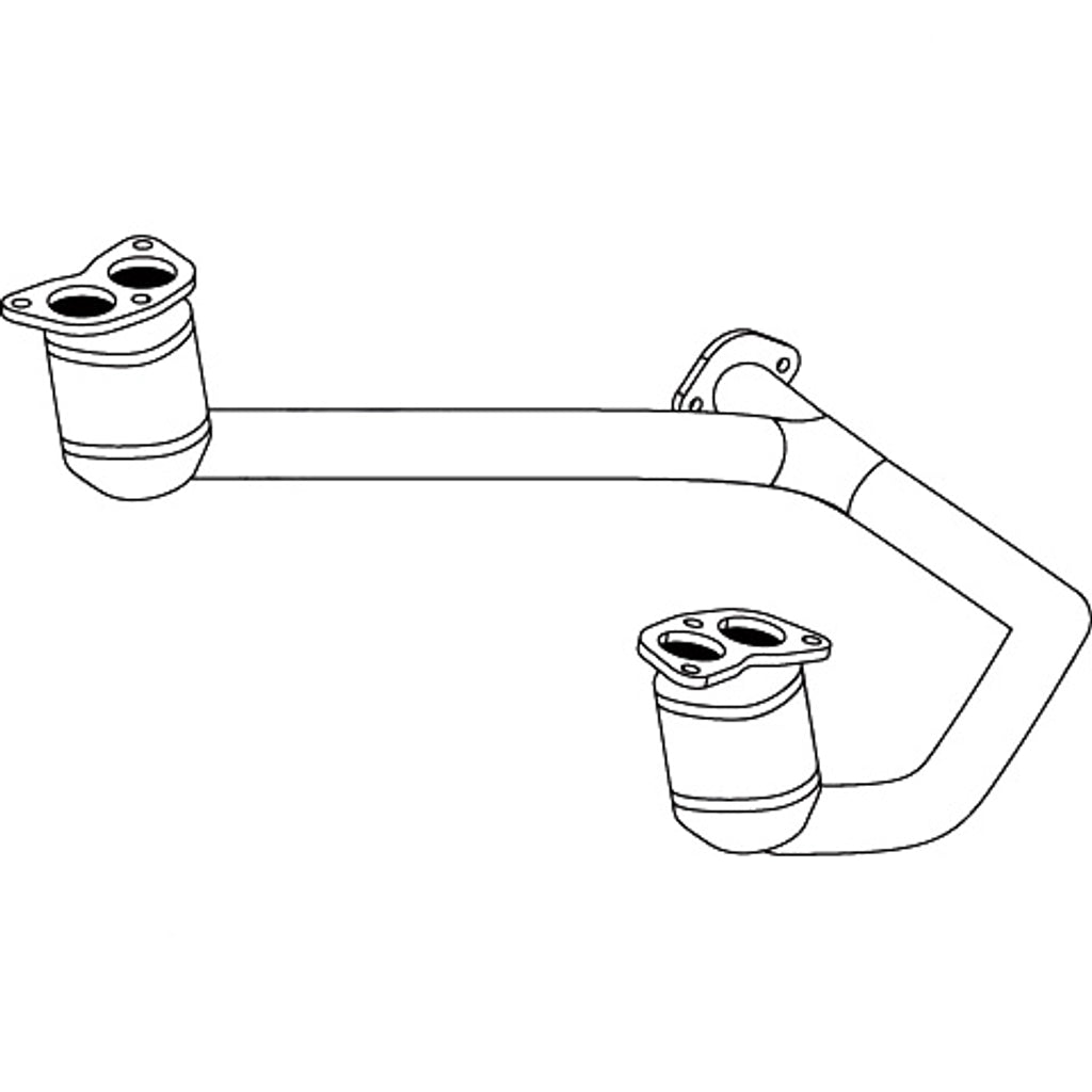 Unbranded Standard Replacement Exhaust for Subaru Liberty (02/1994 - 12/2008), Liberty Outback (02/1994 - 12/2008), Impreza (02/1994 - 12/2008), Forester (02/1994 - 12/2008)