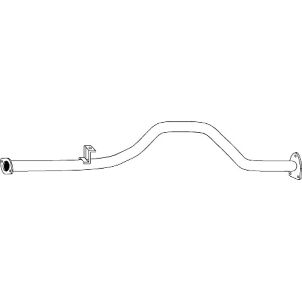 Redback Standard Connecting Exhaust for Toyota Landcruiser HZJ79 Series 4.2L 1HZ (01/1999 - 01/2007)