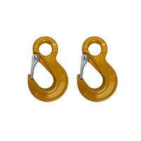 TAG 3.15T G80 Trailer Safety Chain Kit 10mm Eye Sling Hooks & Hammer Lock Connectors